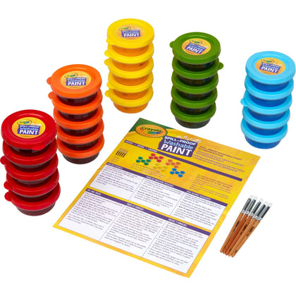 Crayola Spill Proof Washable Paint Set - Art & Craft Fun for 3-Year-Olds