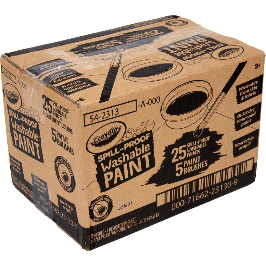 Crayola Spill Proof Washable Paint Set - Right