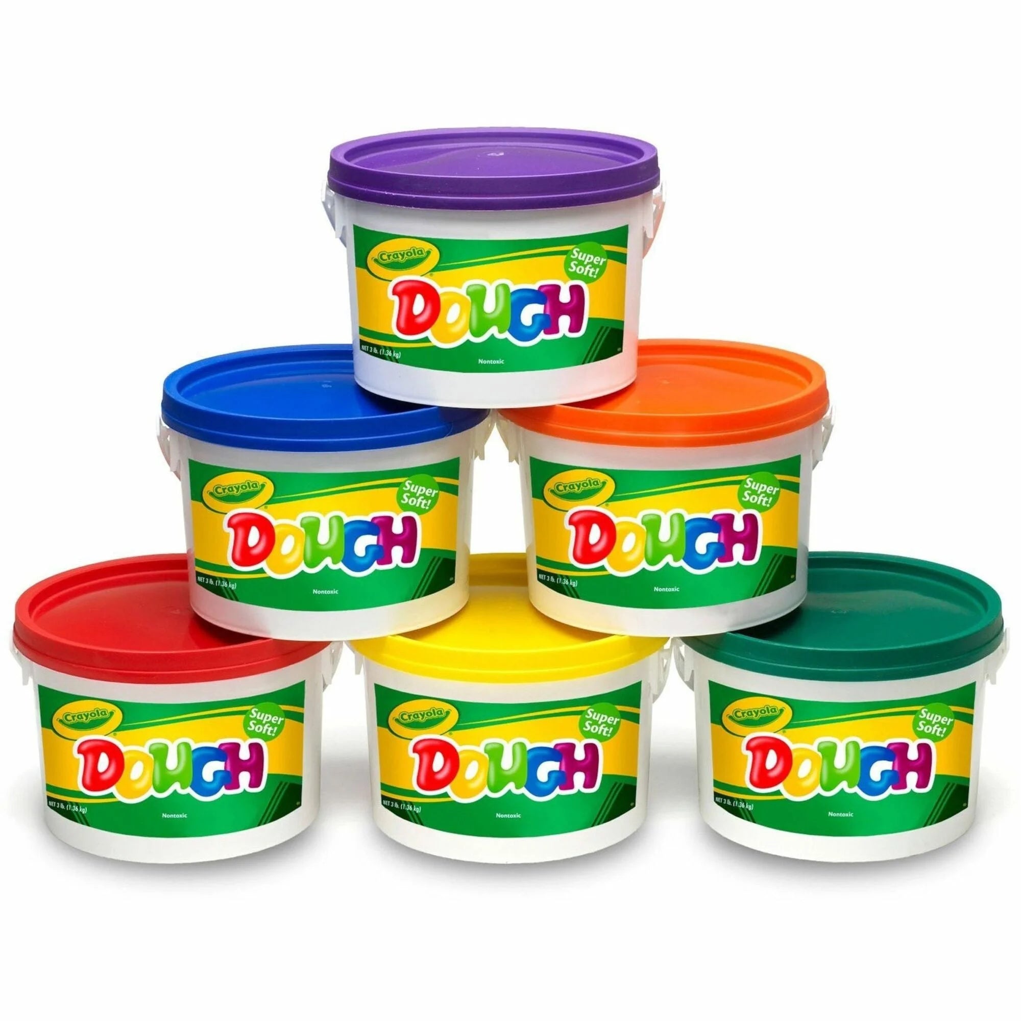 Crayola Super Soft Dough: Sculpture Fun & Learning Kit - 6 Colors - Modeling Clay
