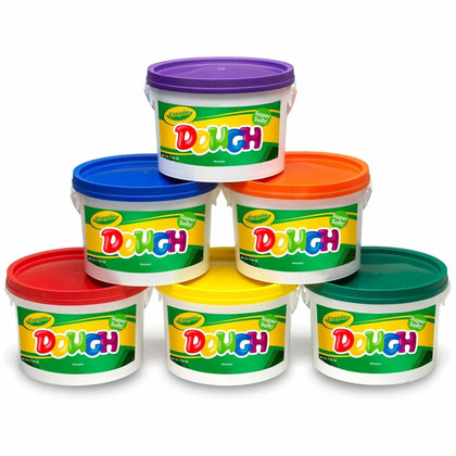 Crayola Super Soft Dough: Sculpture Fun & Learning Kit - 6 Colors - Modeling Clay