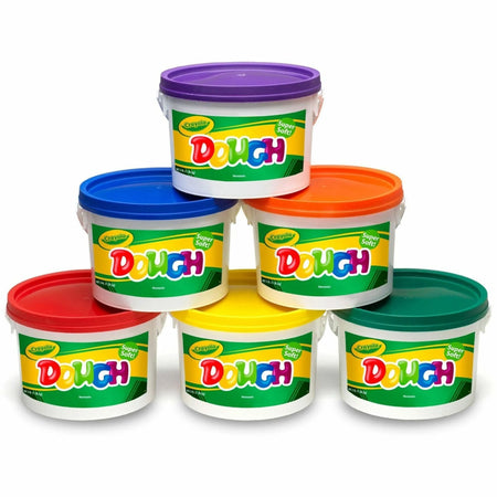 Crayola Super Soft Dough: Sculpture Fun & Learning Kit - 6 Colors - Modeling Clay