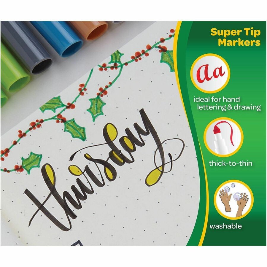 Crayola Super Tips Washable Markers - Alternate-Image2