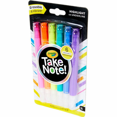 Crayola Take Note Erasable Highlighters - Left