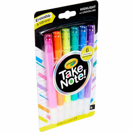 Crayola Take Note Erasable Highlighters - Right