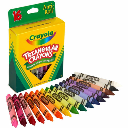 Crayola Triangular Anti-roll Crayons - 2000