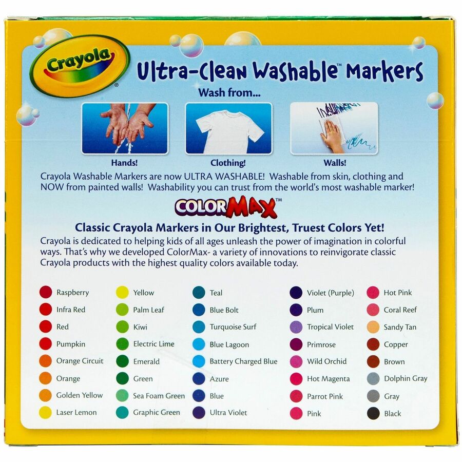 Crayola Ultra-Clean Washable Markers - Rear