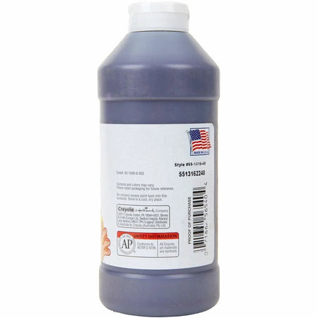 Crayola Washable Finger Paint: Violet 16 oz - Non-Toxic Paint