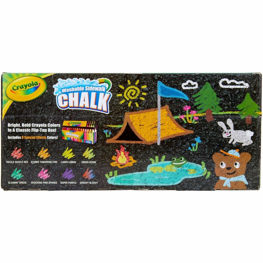 Crayola Washable Sidewalk Chalk - Rear
