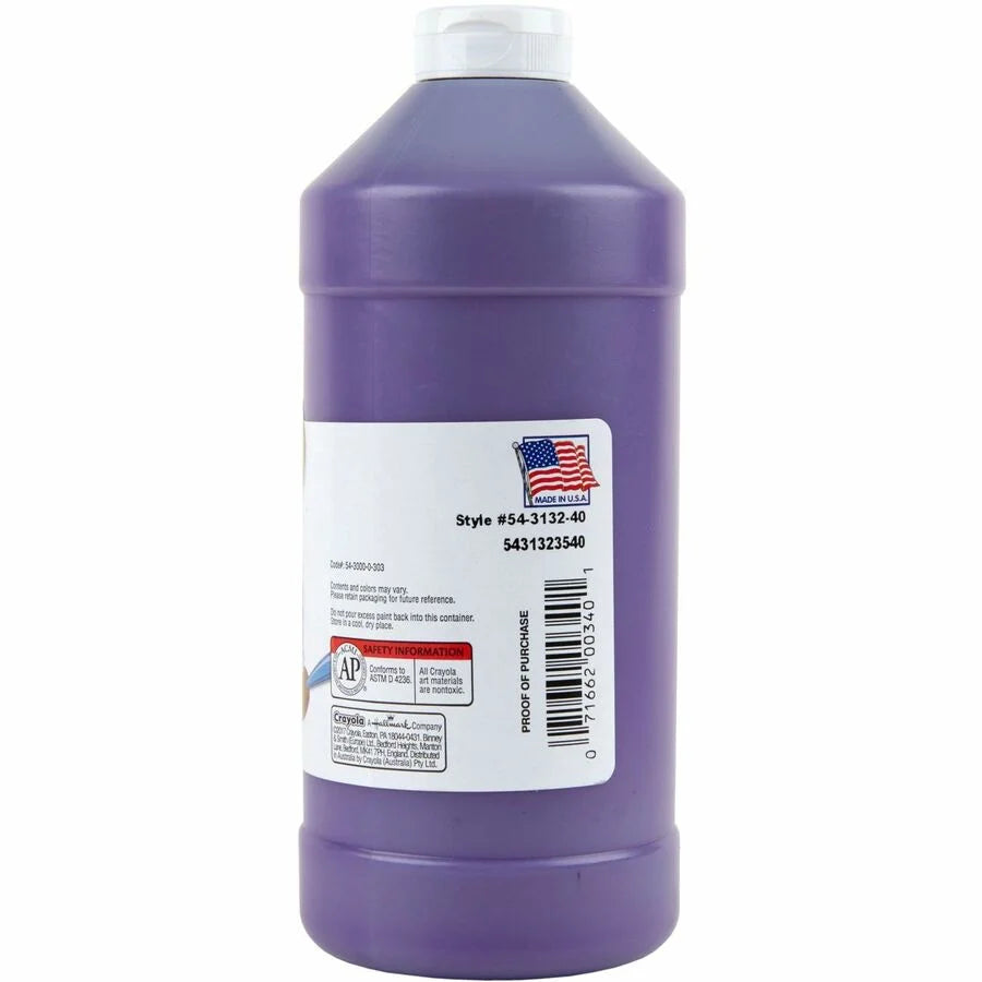 Crayola Washable Tempera Paint: Violet Quart - Paint