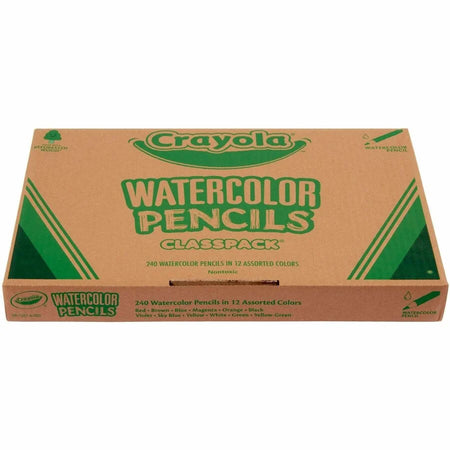 Crayola Watercolor Pencils Classpack: 240 Count 12 Colors - Vibrant Shades for Artistic Creations - Specialty Marking &