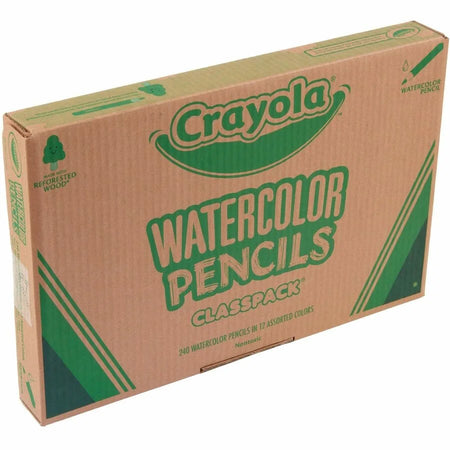 Crayola Watercolor Pencils Classpack: 240 Count 12 Colors - Vibrant Shades for Artistic Creations - Specialty Marking &