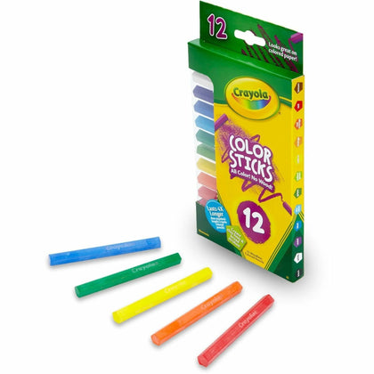 Crayola Woodless Colored Pencils - 12 Color Sticks Set - Specialty Marking &