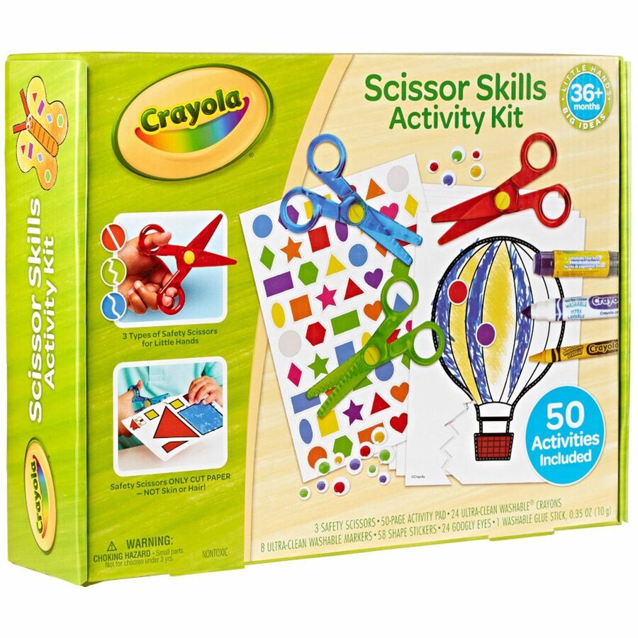 Crayola Young Kids Scissor Skills Activity Kit - Right