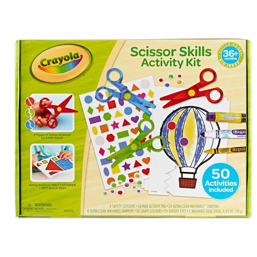 Crayola Young Kids Scissor Skills Kit - Ages 3+ - Multi - 1 - Arts & Crafts Kits/Accessories