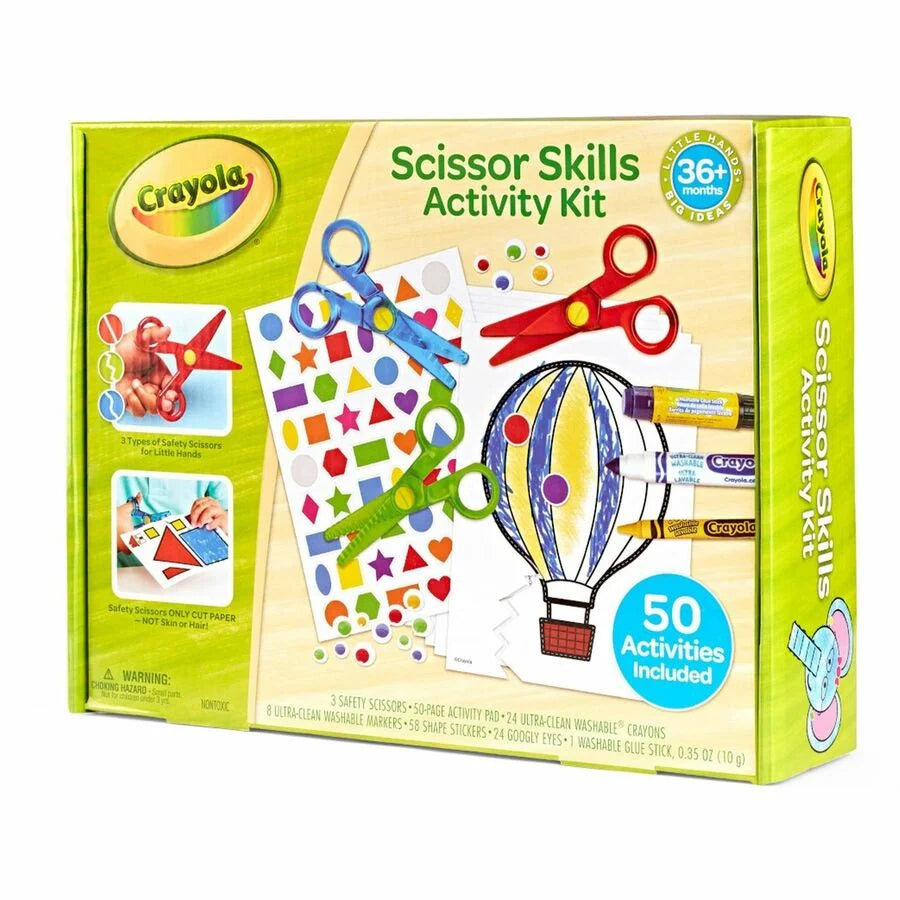 Crayola Young Kids Scissor Skills Kit - Ages 3+ - Multi - 1 - Arts & Crafts Kits/Accessories