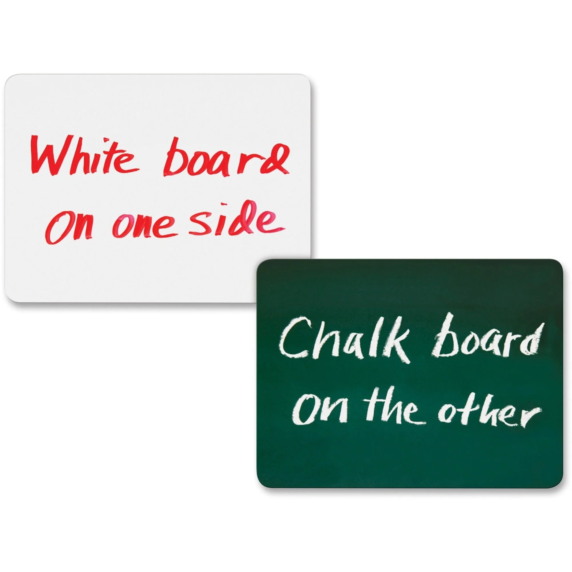 Creativity Street 2-in-1 Combo Board: Dark Green 12’’x9’’ - 10 Pack - Learning Boards & Supplies