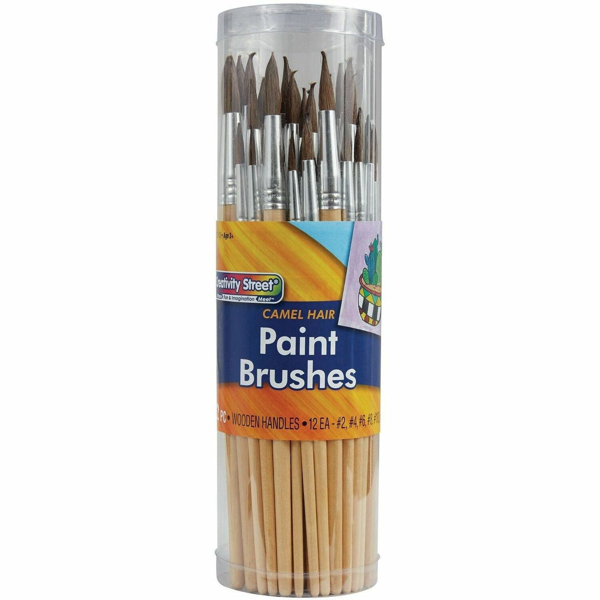 Creativity Street Camel Hair Brush Assortment - 1500