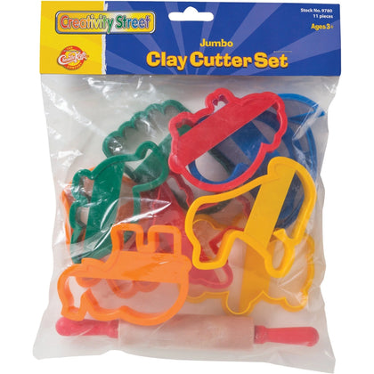 Creativity Street Clay Cutter Set - Craft Kit - 11-Piece - Dough Gadgets