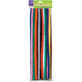 Creativity Street Colossal Stems: Craft Project & School Decoration - 19.50’’ Length x 0.6’’ Diameter - Assorted Colors