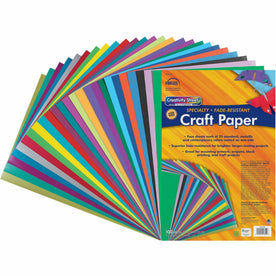 Creativity Street Designer Art Paper Sheets - Assorted Colors - 100 - Drawing & Sketch Pads