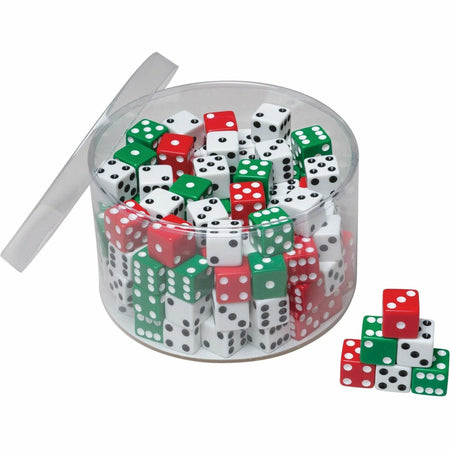 Creativity Street Dice Drum: 144 Assorted for Ages 4 & Up - Games Puzzles