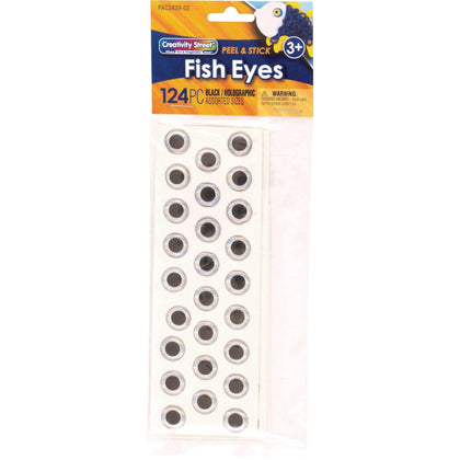 Creativity Street Fish Eyes - Puppet & Craft Project Supplies - Wiggly Eyes/Craft