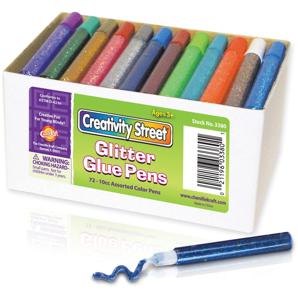 Creativity Street Glitter Glue Pens Classpack - 2000