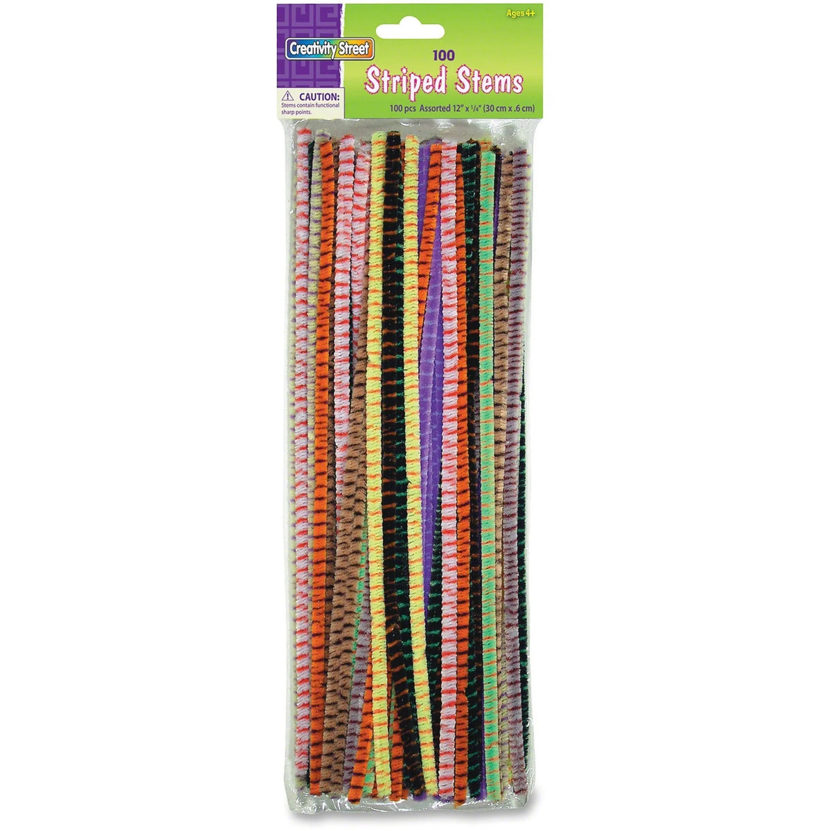 Creativity Street Jumbo Chenille Neon Pipe Cleaners - Craft Project Essential - Bumps / Stems