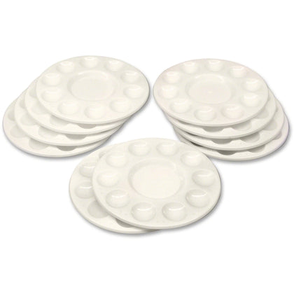 Creativity Street Paint Trays: Classroom White Plastic - 10 Pack