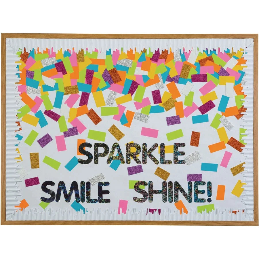 Creativity Street Wonderfoam Glitter Sheets - Sparkle Your Art and Craft Projects - Foam