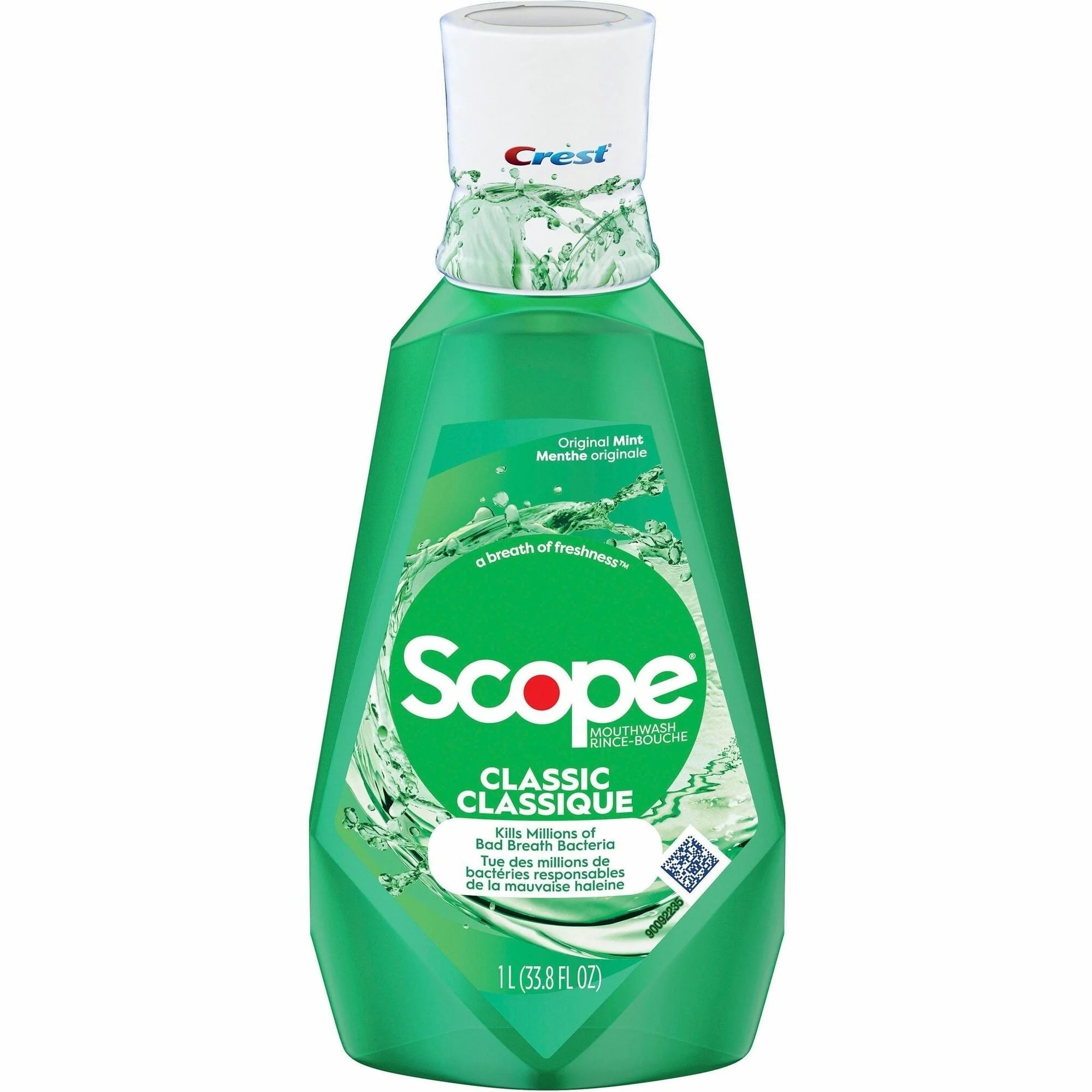 Crest Scope Classic Mouthwash: Minty Fresh Solution for Bad Breath - Personal Hygiene Supplies