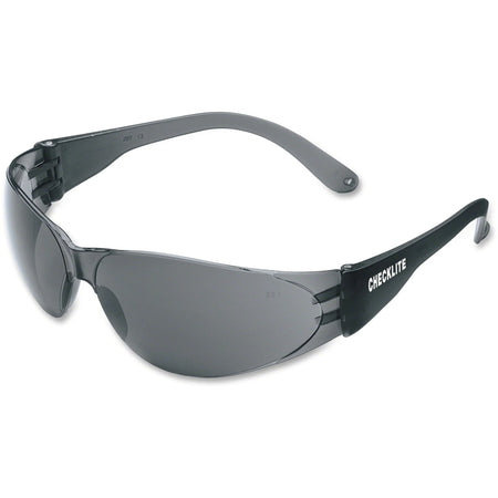 Crews Checklite Safety Glasses: Gray Lens UV Protection Lightweight - Protective Gear