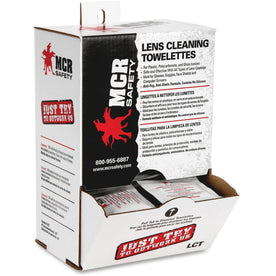 Crews Lens Cleaning Towelettes: Anti-static Anti-fog - 100/Box - Cleaners