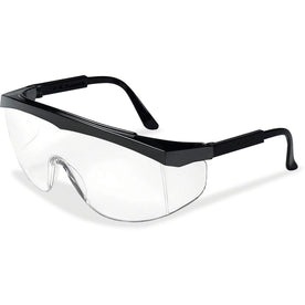 Crews Stratos Wraparound Glasses: Ultraviolet Protection Clear Lens - Protective Gear