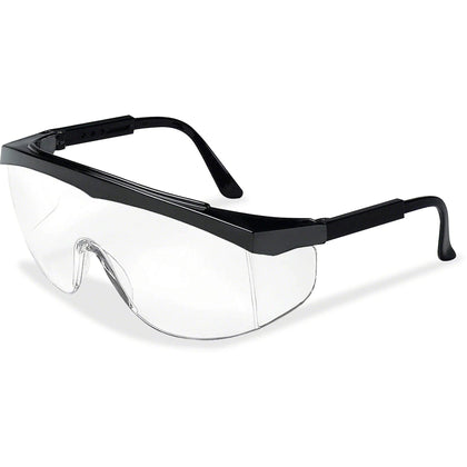 Crews Stratos Wraparound Glasses: Ultraviolet Protection Clear Lens - Protective Gear