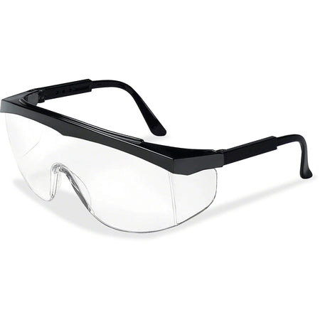 Crews Stratos Wraparound Glasses: Ultraviolet Protection Clear Lens - Protective Gear