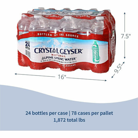 Crystal Geyser Alpine Bottled Spring Water - Alternate-Image4
