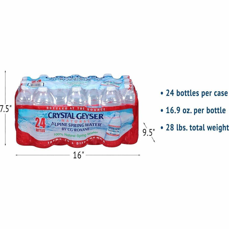 Crystal Geyser Alpine Bottled Spring Water - Alternate-Image7