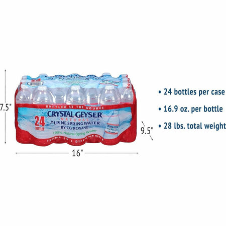 Crystal Geyser Alpine Bottled Spring Water - Alternate-Image7