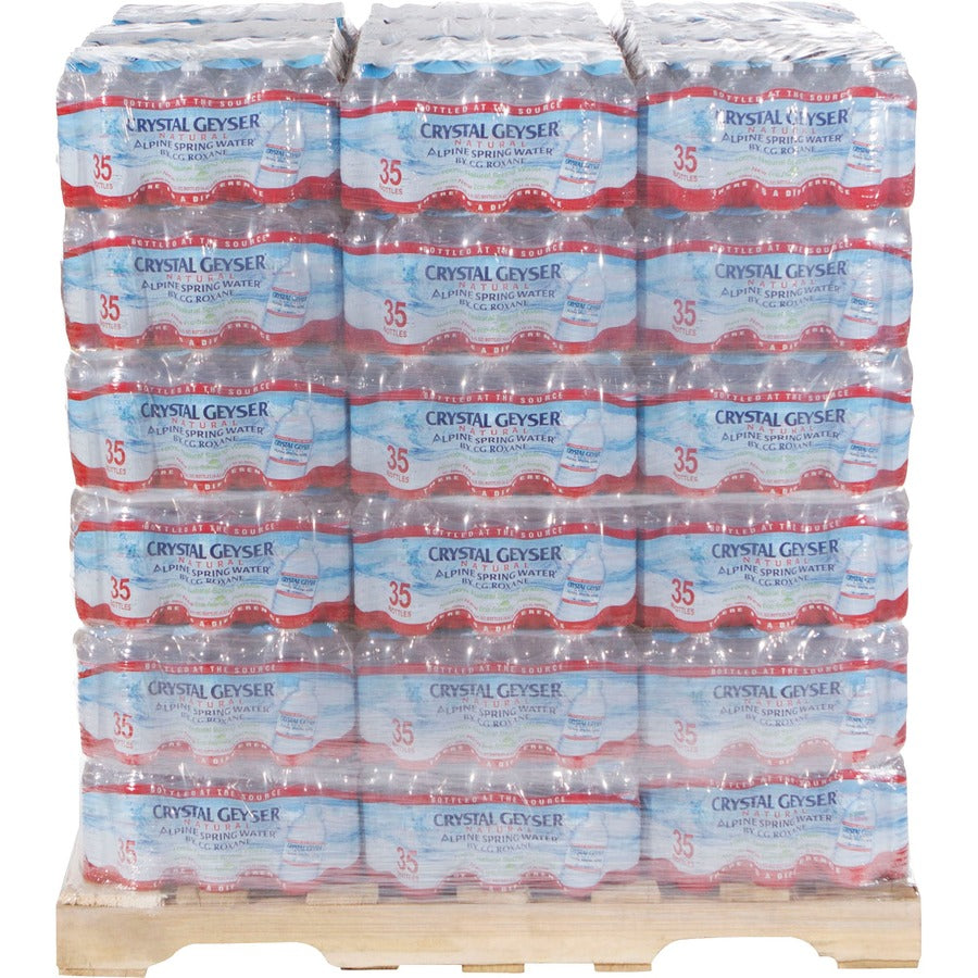 Crystal Geyser Natural Alpine Spring Water - Front