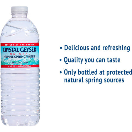 Crystal Geyser Natural Alpine Spring Water - Alternate-Image3