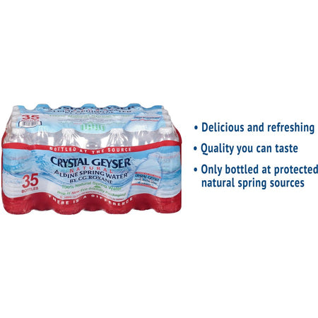 Crystal Geyser Natural Alpine Spring Water - Alternate-Image2