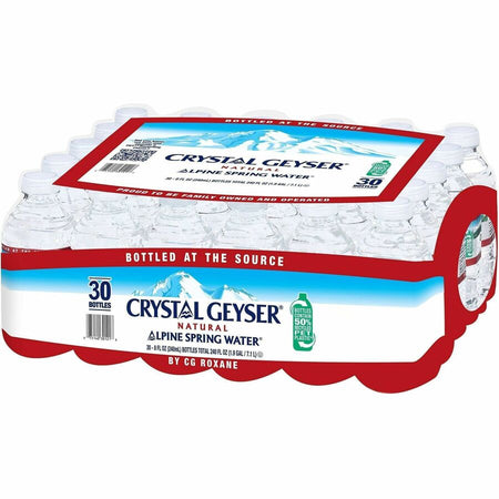 Crystal Geyser Water Alpine Spring Bottled Water - Left
