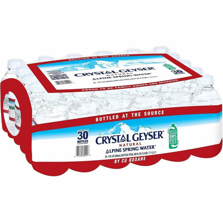 Crystal Geyser Water Alpine Spring Bottled Water - Right