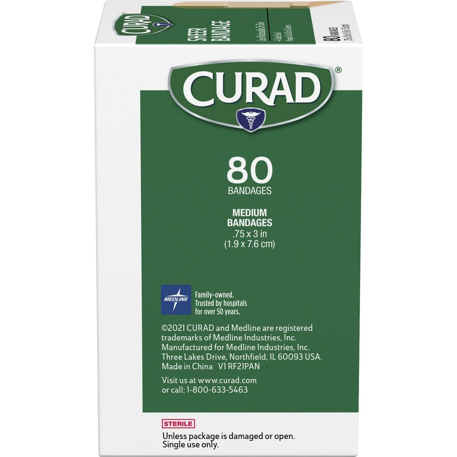 Curad Sheer Bandage Strips - Left
