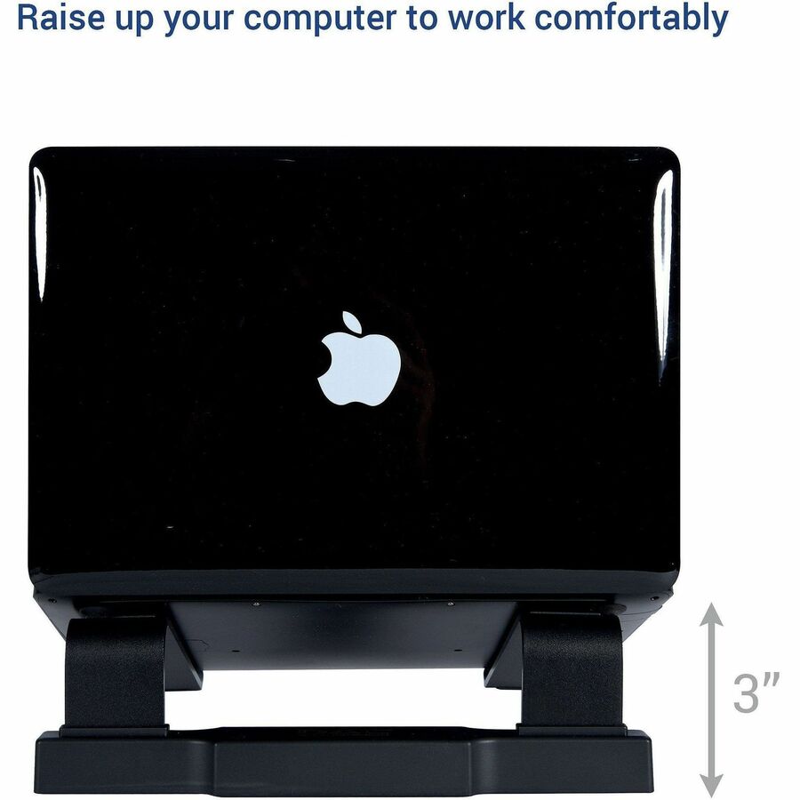 DAC® MP-220 Non-Skid Laptop Stand With 4-Port USB 3.0 Hub, Black - Alternate-Image7
