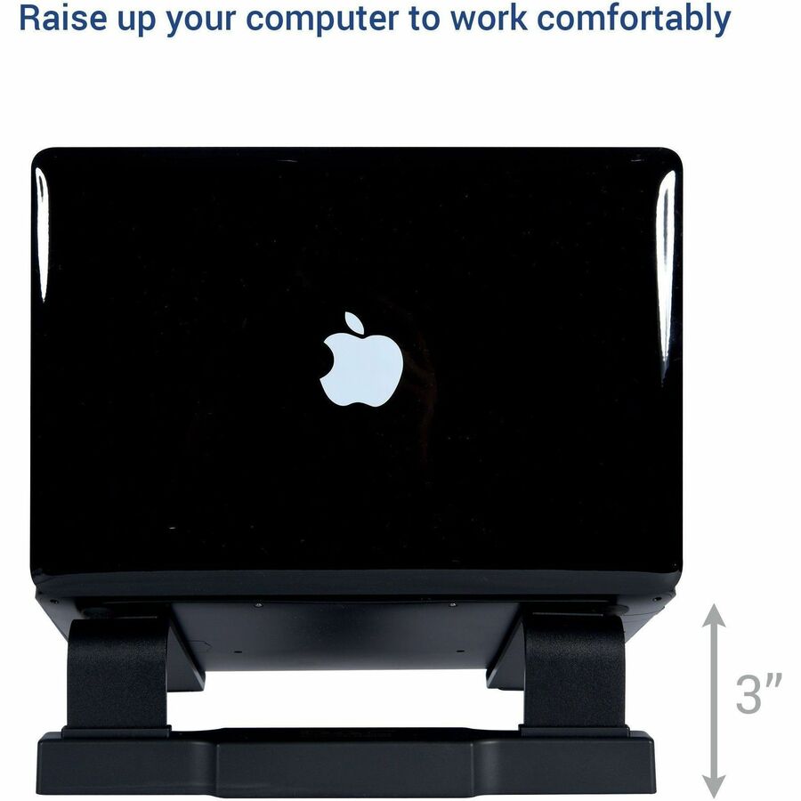 DAC® MP-220 Non-Skid Laptop Stand With 4-Port USB 3.0 Hub, Black - Alternate-Image4
