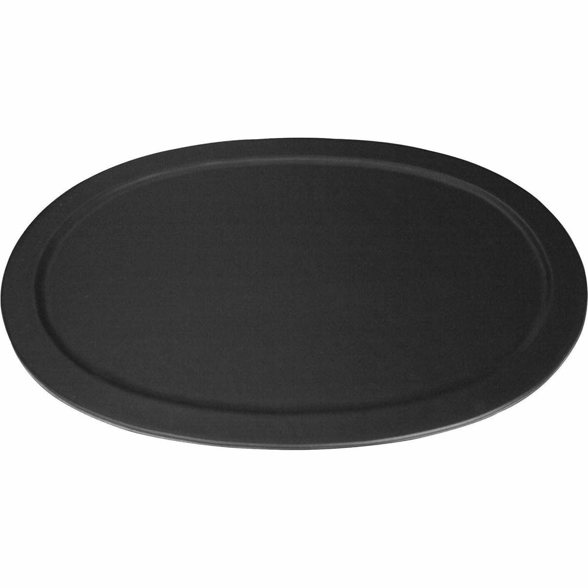 Dacasso Classic Leather Serving Tray - Stainless Steel Body - 1 Each - Breakroom Organizers