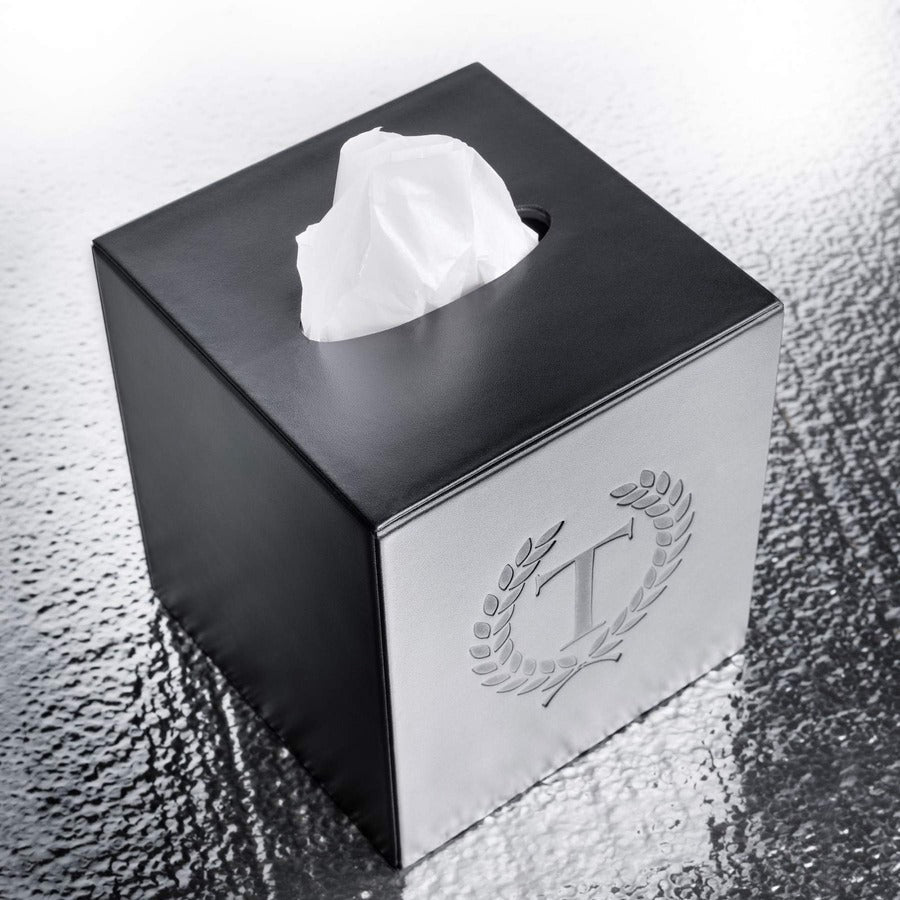 Dacasso Classic Leather Tissue Box - Top