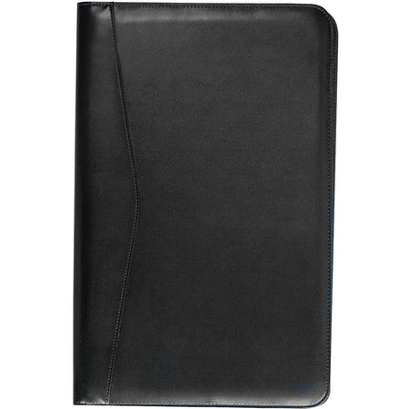 Dacasso Deluxe Legal Portfolio - 8 1/2’’ x 14’’ - Black - 1 Each - Letter & Jr. Pads